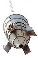 Assembly of a preheater cyclone for a four stage pre-heater